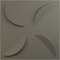 Ekena Millwork 19 5/8in. W x 19 5/8in. H Pinwheel EnduraWall Decorative 3D Wall Panel Covers 2.67 Sq. Ft. WP20X20PIISG - alternate 1